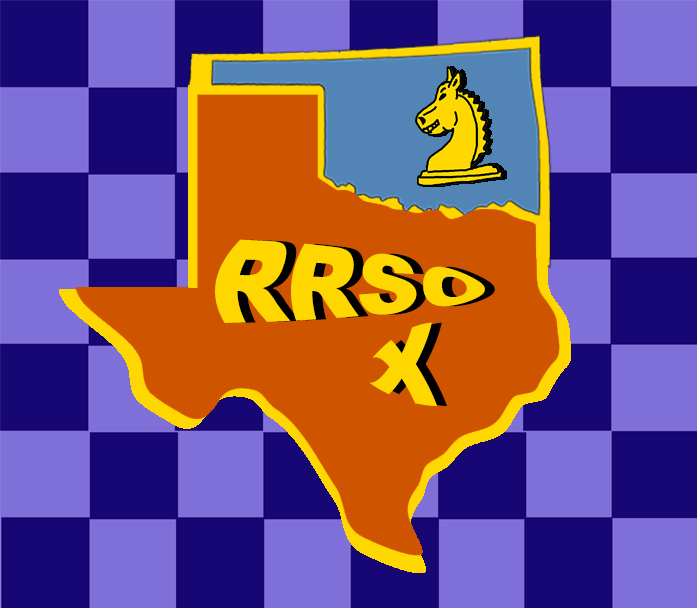 Logo for the 10th RRSO chess match between Oklahoma and Texas - 25 March 2012