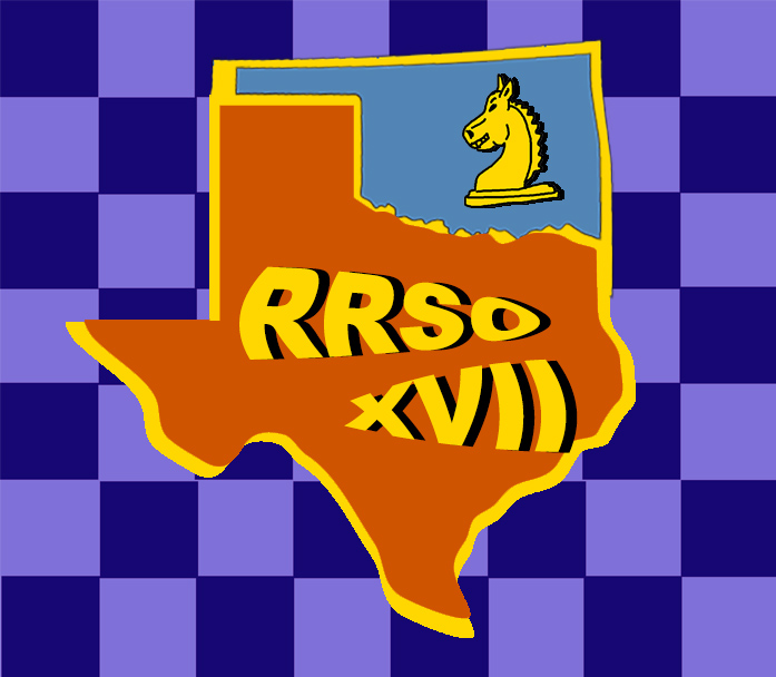 Logo for the 17th RRSO chess match between Oklahoma and Texas - 27 April 2019