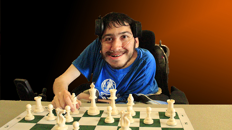 BEN KEMNA TEACHING CHESS - PHOTO AND GRAPHICS BY JIM HOLLINGSWORTH