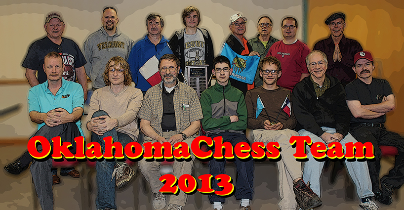 2013 OKLAHOMA CHESS TEAM - WORLD AND RRSO CHAMPIONS - PHOTO AND GRAHICS BY JIM HOLLINGSWORTH
