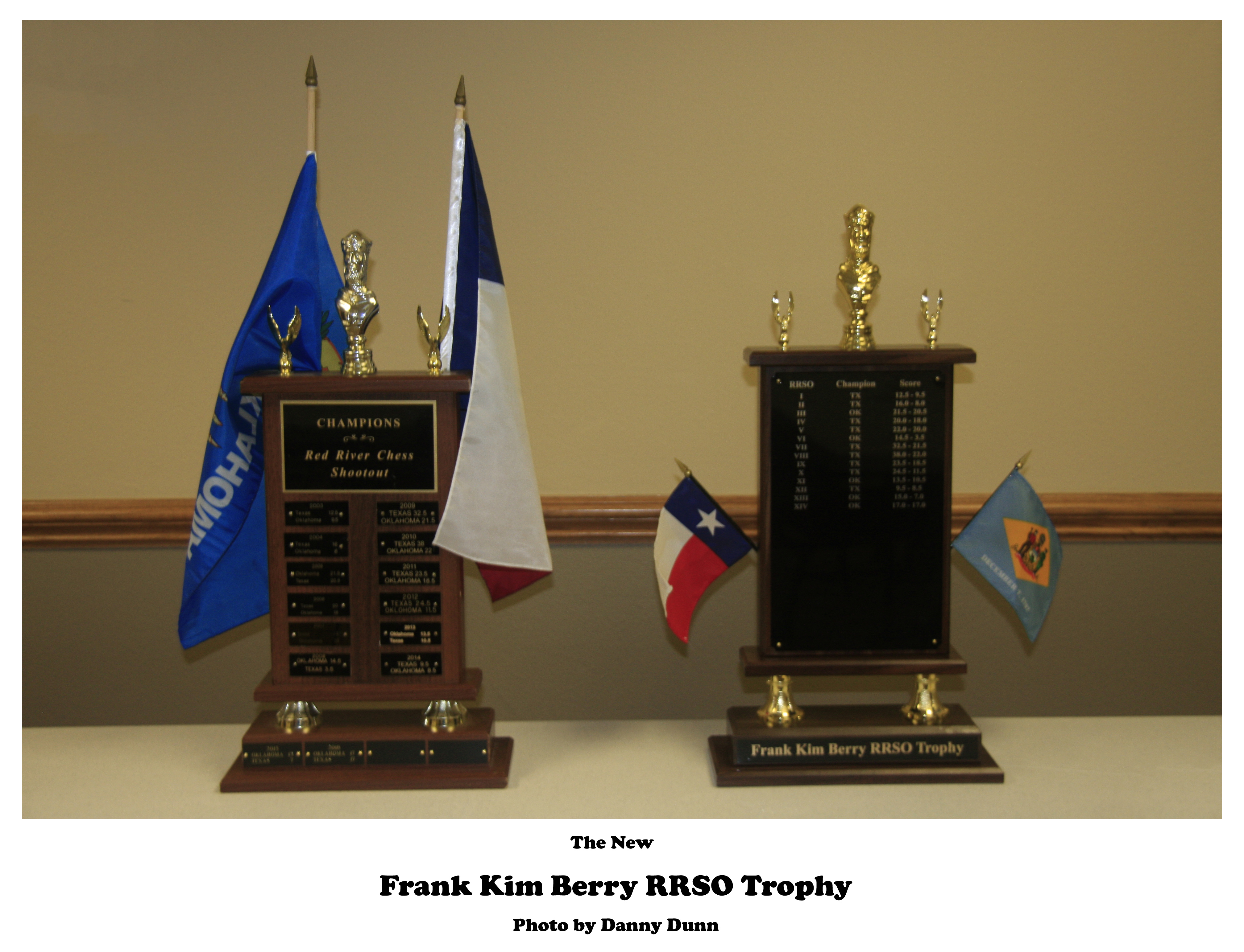 PHOTO OF THE NEW FRANK KIM BERRY RRSO TROPHY
